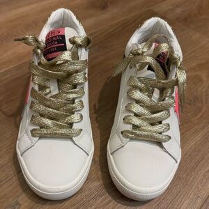 VH Sneakers with Gold Laces